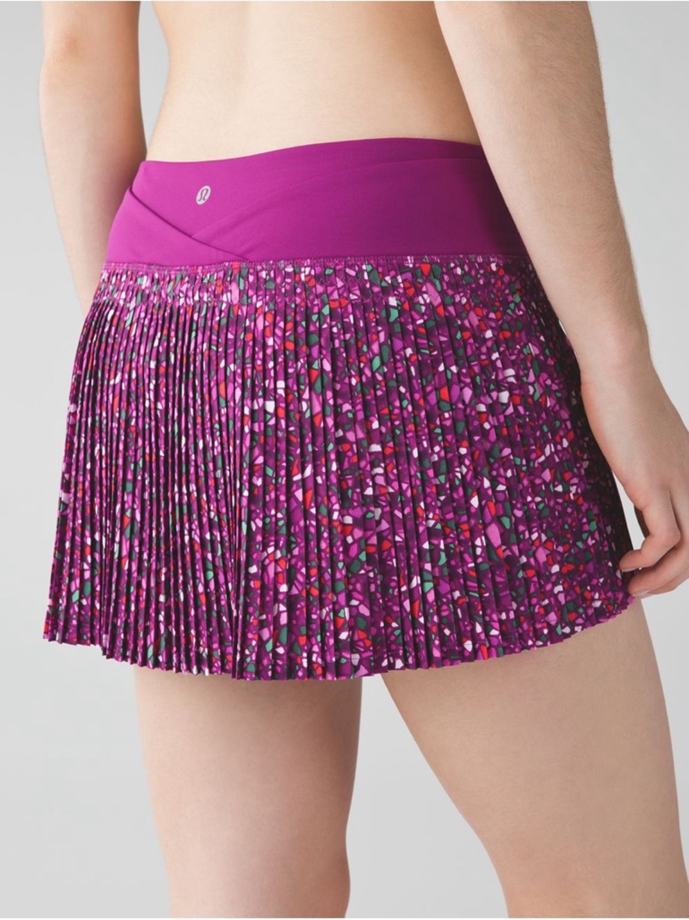 Lululemon Time To Shine Skort Paradise Camo Multi/Regal Plum size 4